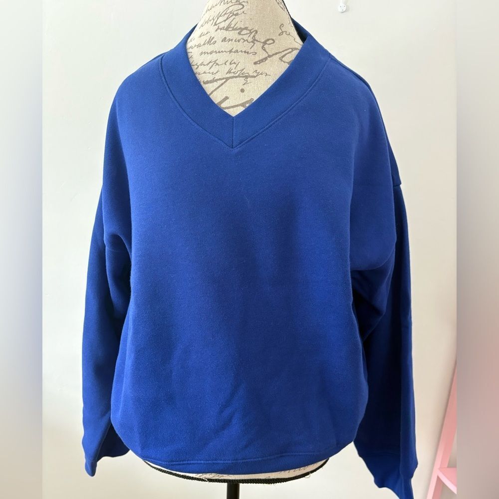 NWT J Crew V-Neck Sweatshirt